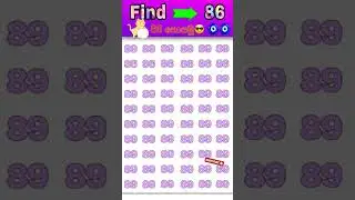 Don&rsquo;t Blink! Spot the Hidden Odd Number Fast 😳 #VisualGame #BrainShorts #SnickerBrains