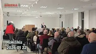 Rokiškėnų susitikimas su Seimo nariu R. Žemaitaičiu 2026-01-22