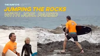 Joel Parko shows how to jump from the Rocks at Snapper