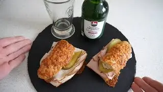 German Food Taste Test &ndash; Bavarian Sandwich + Gluten-free Beer &ndash; Food & Drink