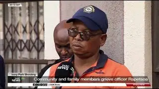 Family, community mourn loss of officer Rapetsoa