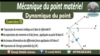 Pendule simple dynamique du point matériel exercice 15