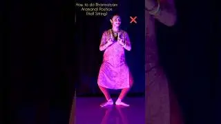 How to do Bharatanatyam Aramandi position#dance#shorts#bharatanatyam#trending#viral#tutorial