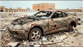 ASMR Car Restoration! I Found a DESTROYED Toyota Supra MK4 in the Forest | Full Rebuild