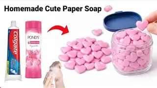 Homemade paper soap making kit/ homemade paper soap/How to make paper soap/paper soap making/#soap