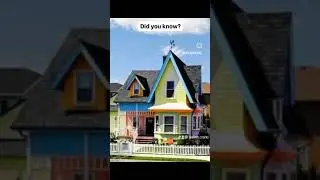 Did you know?!!❤️ 🏠 There is a real UP House! Please Follow for more! #Disney #adventureawaits