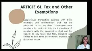 Cooperative Code of 2008 (Article 58-61)