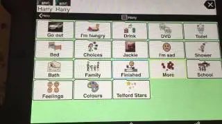 How we use the Proloquo2go app.