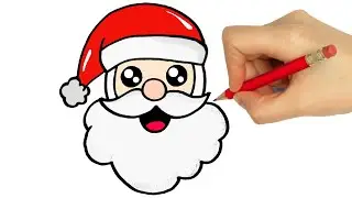 Weihnachtszeichnungen - WIE ZEICHNET MAN DER WEIHNACHTSMANN FÜR WEIHNACHTEN