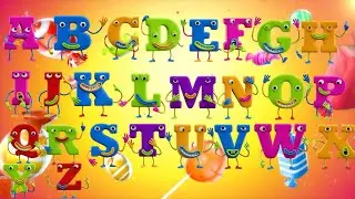 ABC Song learning Candy alphabets nursery rhymes |ABC song nursery rhymes for babies @ABCKIDZLAND8 