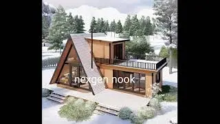 Modern tiny house prefab kit luxury triangle house 