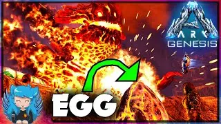 MAGMASAUR EGG NEST FOUND! | Ark Genesis | 4