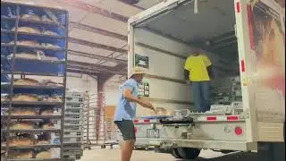 Distributing Free Food To The Linden Community Columbus Ohio USA