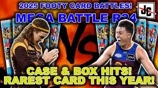 RAREST CARD HIT THIS YEAR! MEGA FOOTY CARD BATTLES | 2025 AFL TEAMCOACH FOOTY CARDS