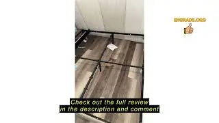 Review HAAGEEP Metal Platform Bed Frame Full with Storage 14 Inch Heavy Duty Beds Steel Slat Frames