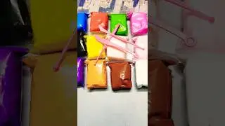 Super soft clay unboxing 💗#shortsfeed #supersoftclay #unboxing