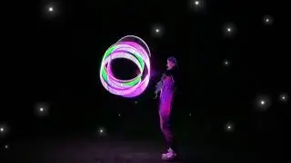 Tribal Bass LED Hula Hooping | Psychedelic Performance by Jessihoopz | Moodhoops x Flavius