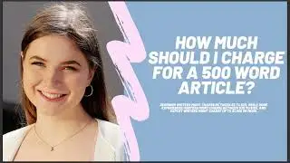 HOW MUCH SHOPULD I CHARGE FOR A 500 WORD ARTICLE