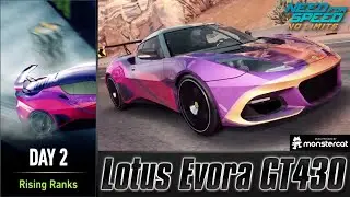 Need For Speed No Limits: Lotus Evora GT430 | XRC (Day 2 - Rising Ranks)