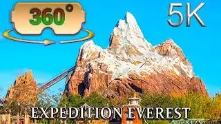 360&deg; / VR 5K - Expedition Everest Full Ride at Animal Kingdom - Walt Disney World