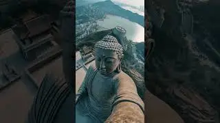 moving statues of different countries take selfie amazing view #ai