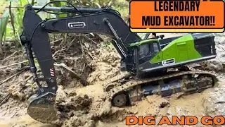 😱 RC Excavator Opens a River Dam! 💦 Amazed Realistic Action 🚧🔥