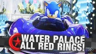 Sonic Racing CrossWorlds: All Water Palace Red Star Ring Locations!