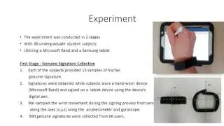 Handwritten Signature Verification Using Hand-Worn Devices