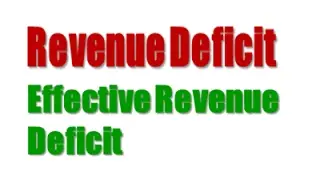 Revenue Deficit  and  Effective Revenue Deficit