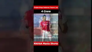 ये है Punjab Kings के Retained Players 2022 के😱😮| #shorts #ytshorts