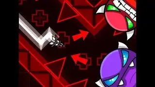 Easy Demons with Hard Wave Parts... | Geometry Dash