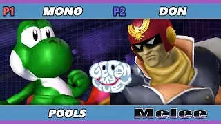 GOML 2023 - Mono (Yoshi) Vs. Don (Captain Falcon) Smash Melee - SSBM