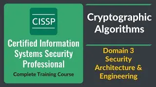 CISSP Cryptographic Algorithms - Domain 3 Security Architecture & Engineering | Urdu | Hindi |