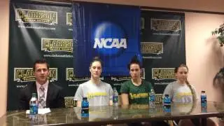 Clarkson women's NCAA hockey press confernece