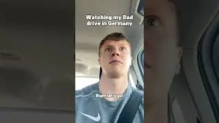 My Dad driving on the Autobahn 🇩🇪😳