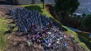 Spartans Romans & Persians vs Heavy Knights Spearman & Footmen  Ultimate Epic Battle Simulator  UEBS