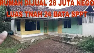 Rumah dijual 28 jt  nego ,lt 24 bata sppt.