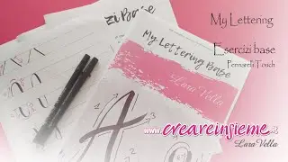 Come si fa con Lara Vella: Lettering esercizi base