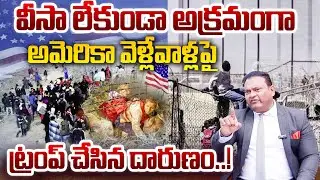 How Indians Take the Dangerous &lsquo;Donkey Route&rsquo; to America | Usa Donkey Border Crossing Telugu