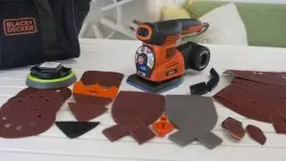 BLACK+DECKER&trade; 220W 4-in-1 Multi Sander with 24 Accessories and Storage Bag