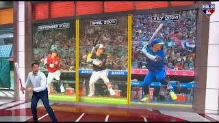 12 consecutive at-bats with a hit for Jose Miranda | MLB Central