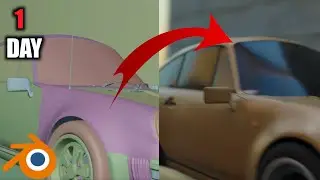 CAR LIVE ACTION RECREATE IN BLENDER