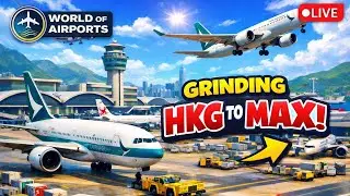Insane HKG Grind 🔥 LIVE | Happy New Year | World of Airports | AIR BHAARATH