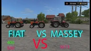 Fiat  400/500 Series   VS    Massey MF 5600 in Pakistan #30sb