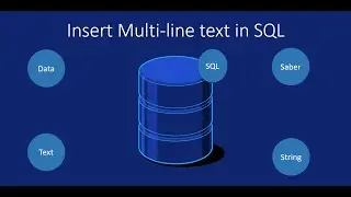 Insert multi line Text/ String into SQL Table