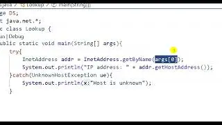 2-InetAddress in Java | Network &Distributed Systems