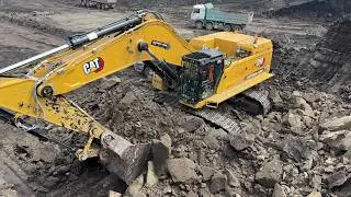 Two Passes to Full | Caterpillar 395 Mining Performance - Sotiriadis Mining Works