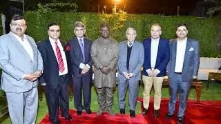 Ahsan Zafar Bakhtawari, President ICCI hosted a farewell reception at his Home