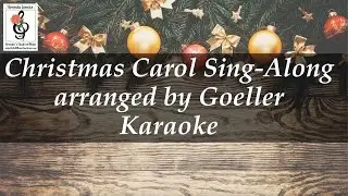 Christmas Carol Sing-Along - arranged by Dan Goeller - Piano Karaoke with Brenda