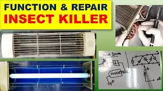 #214 How to Repair INSECT KILLER / BUG KILLER / ELECTRONIC BUG ZAPPER